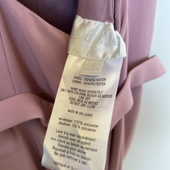 NEW - DAVIDS BRIDAL bridesmaid or evening gown / Size 8 - Picture 8 of 9